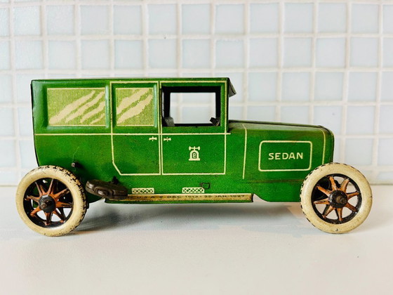 Image 1 of Antique Old Rare Wind Up LEHMANN Marke 765 Sedan Car Tin Toy Made In Germany @@@