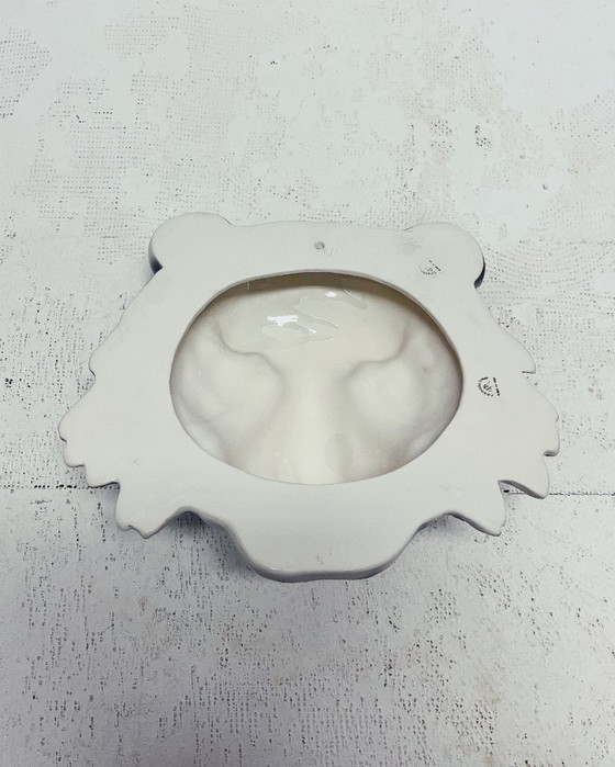 Maschera da Parete Leopardo Bianco Ceramica – Ceramiche Boxer, Oggetti decorativi (photo 3 of 5)