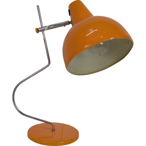 Lámpara de mesa de mediados de siglo de Lidokov, Checoslovaquia, década de 1970