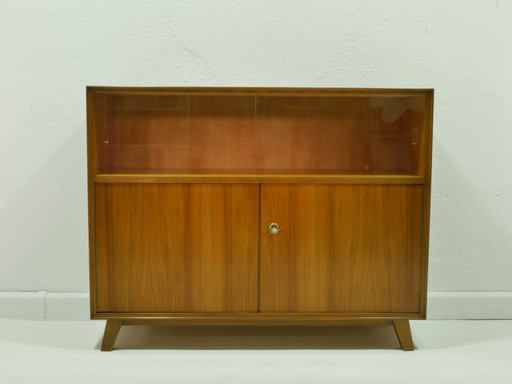 Buffet vintage avec vitrine, années 60, Allemagne