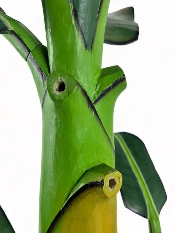 Image 1 of Pianta di banane in legno botanico vintage