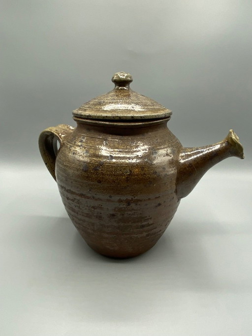 Bruin geglazuurde aardewerken theepot – Workshop aardewerk – tafelaccessoires, Ceramic