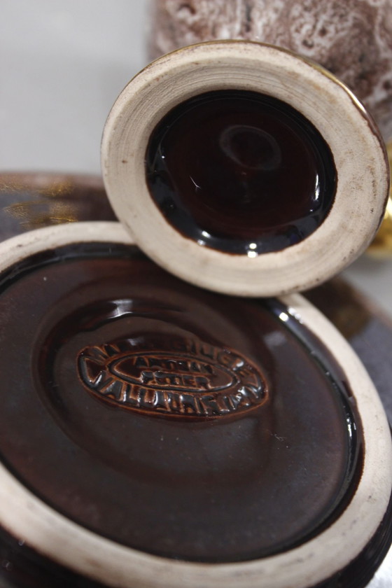 Image 1 of Marius Giuge À Vallauris - 40-delig ontbijtset Frankrijk 1950