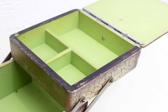 Image 1 of Macchina da cucire da tavolo, scatola da cucito vintage