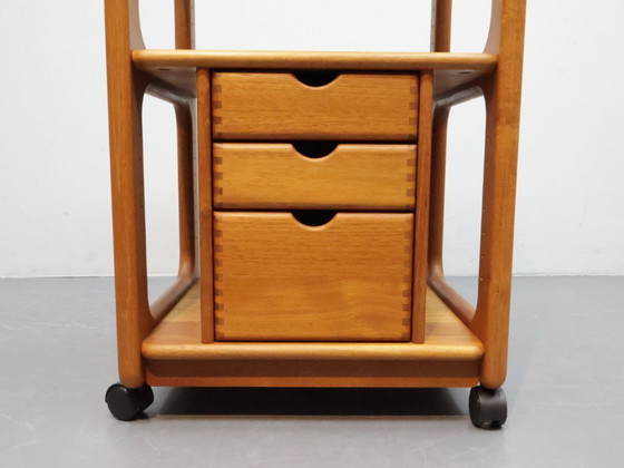 Image 1 of Chariot/Meubles Audio Vintage | Teck massif | Dyrlund