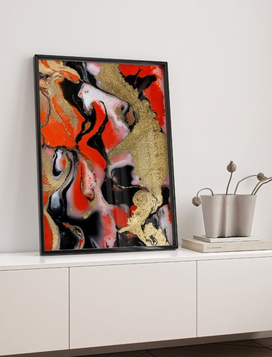 Image 1 of Acrylic Glass Artwork | 200x140 cm | Depthwave #4 (Ori, 1983)