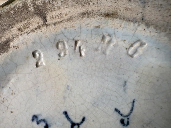 Image 1 of Jarrón antiguo grande de Holanda Meridional, pintado a mano - pieza única