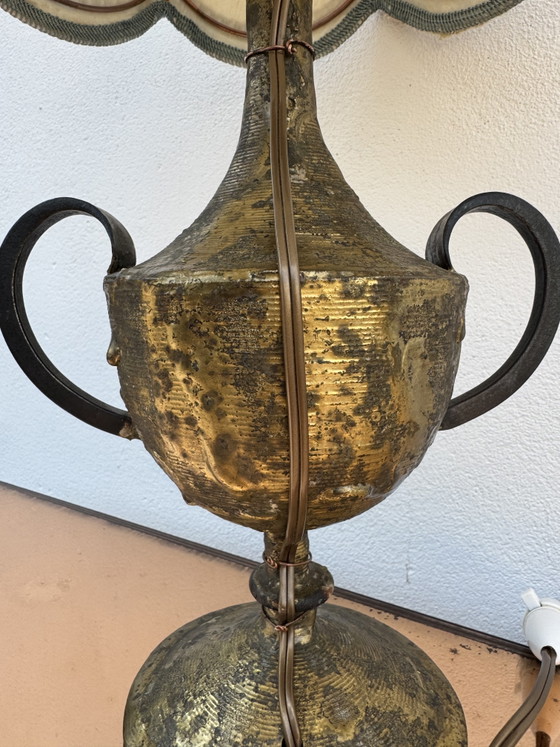 Brutalistische lamp van Max Bré, jaren 60 – Tafellampen, Bronze (photo 11 of 15)