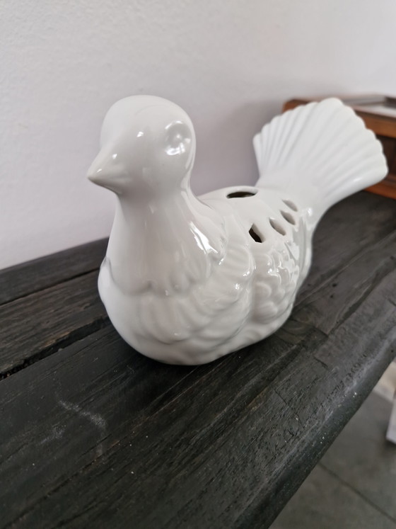 Rana portafiori vintage a forma di colomba – Oggetti decorativi, Ceramic (photo 2 of 6)