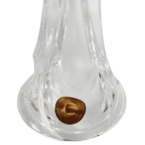 Image 1 of Candeliere in cristallo organico Walther Glas vintage di metà secolo, anni '70