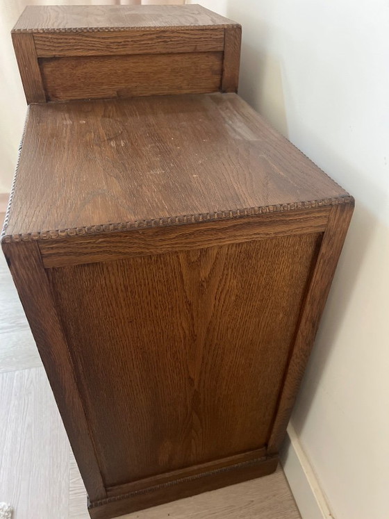 Art Deco Cabinet – Glass, Metal (photo 4 of 5)