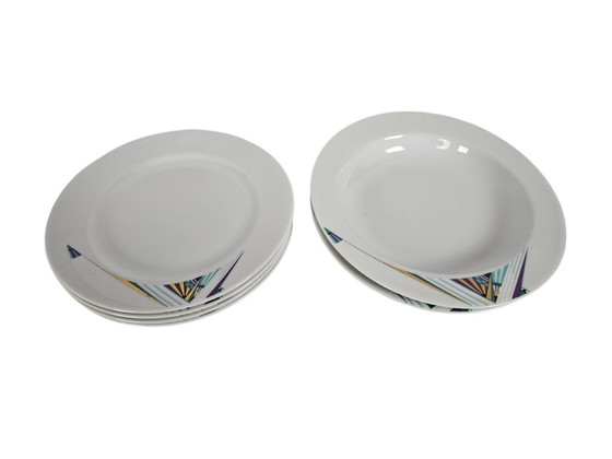 Image 1 of Seltmann Weiden Bavaria Germany - H - 6 plates - postmodern - Memphis style - 80s