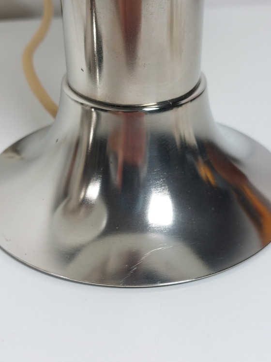 Image 1 of Vintage tafellampen DDR Space Age chromen bedlampjes