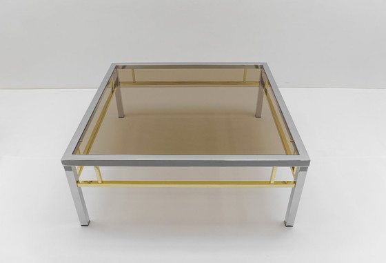 Image 1 of Square Bicolor Coffee Table, 1970s