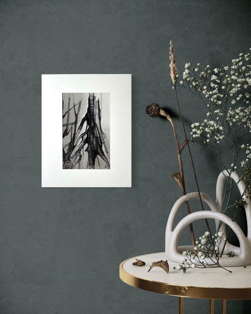 Eugène Eechaut (1928-2019) - ink on paper, 1972