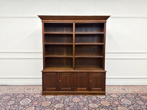 Libreria classica inglese semi-aperta – Librerie, Legno, Ottone (photo 2 of 13)