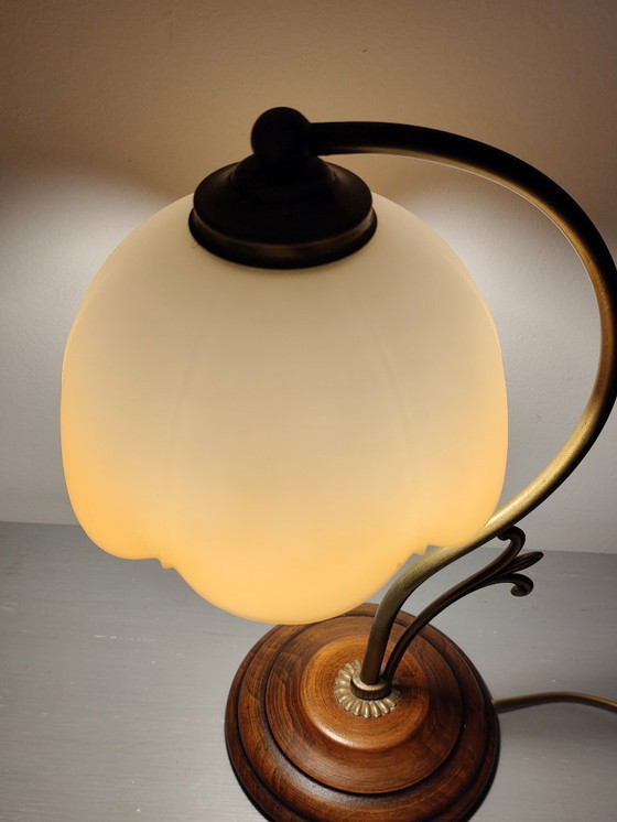 Image 1 of Vintage ronde tulp tafellamp