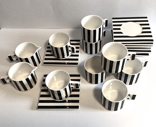 Mique Sweden 1980s, Postmodern Tableware Parts