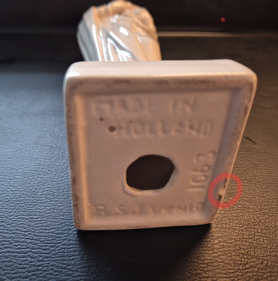 Image 1 of Art deco Madonna B S J Venlo made in Holland plateel porcelain