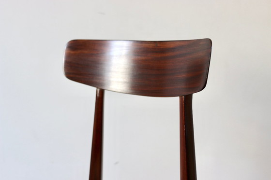 Image 1 of Rare série de 6 chaises vintage corde italienne Eredi Marelli, 1950