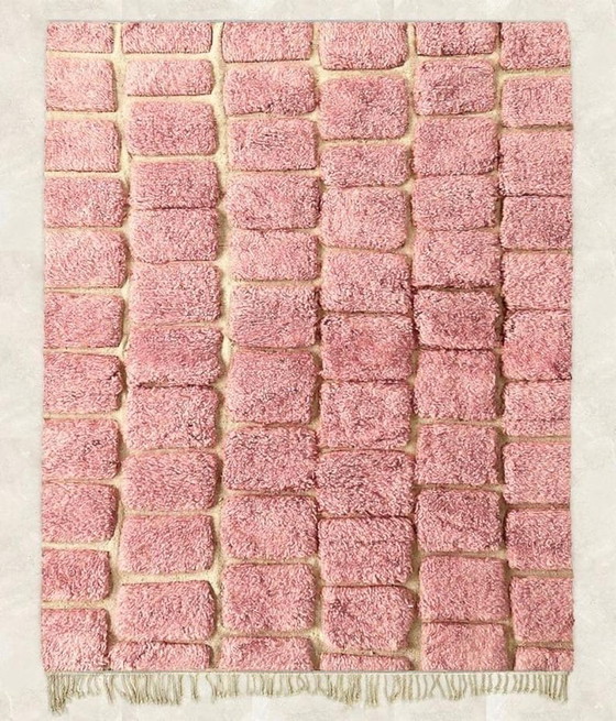 Image 1 of Tapis en laine pure traditionalle marocaine taille 150/250 cm