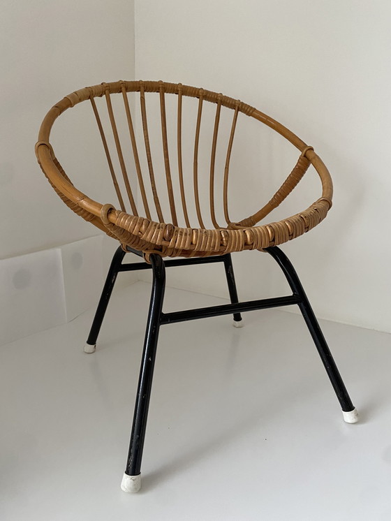 Image 1 of Rohé Noordwolde Sliedregt kinderstoel ca1956