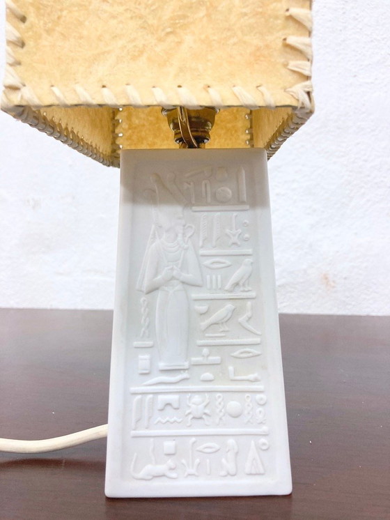 Image 1 of Kleine Mid Century Tischlampe von Hutschenreuther Design Hans Achtziger