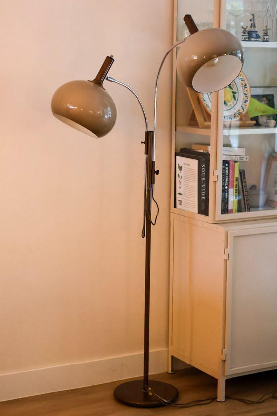 Vintage Dijkstra Floor light with adjustable globes – Dijkstra Lampen, Brass, Plexiglass (photo 22 of 29)
