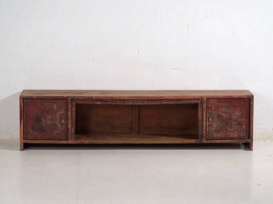 Buffet bas ancien en bois de pin – Chine, circa 1930 – Vaisseliers (photo 26 of 40)