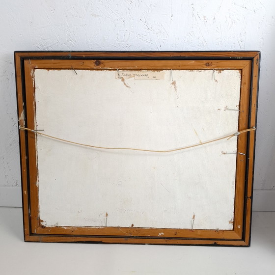 Abstract Painting 1980s Frank Storgaard – Paintings & Drawings, Canvas (photo 6 of 7)