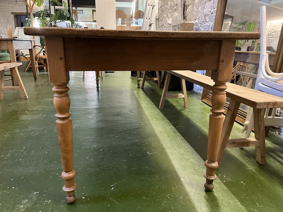 Image 1 of Tavolo da pranzo in pino da 3 metri