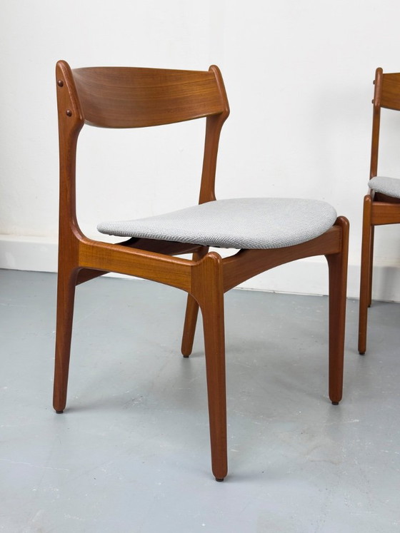 Danish Teak Dining Chairs by Erik Buch for OD Møbler, 1960s, Set of 4 – Esszimmerstühle, Wood (photo 3 of 23)