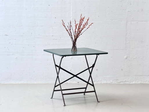 Folding metal garden tables, 1950s