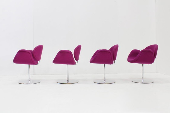 Image 1 of Set van 4 Artifort Little Tulip eetkamer stoelen van Pierre Paulin 