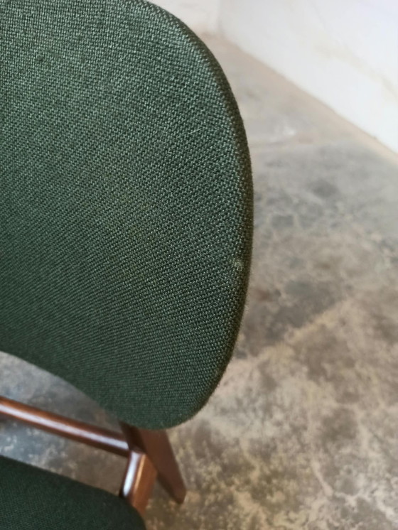 4 x sedie da pranzo mid-century – Tessile, Legno (photo 9 of 15)
