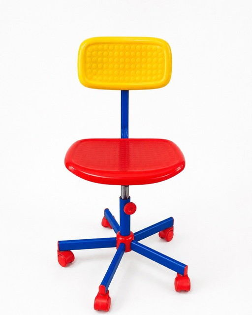 IKEA Frippe children's desk chair Memphis style