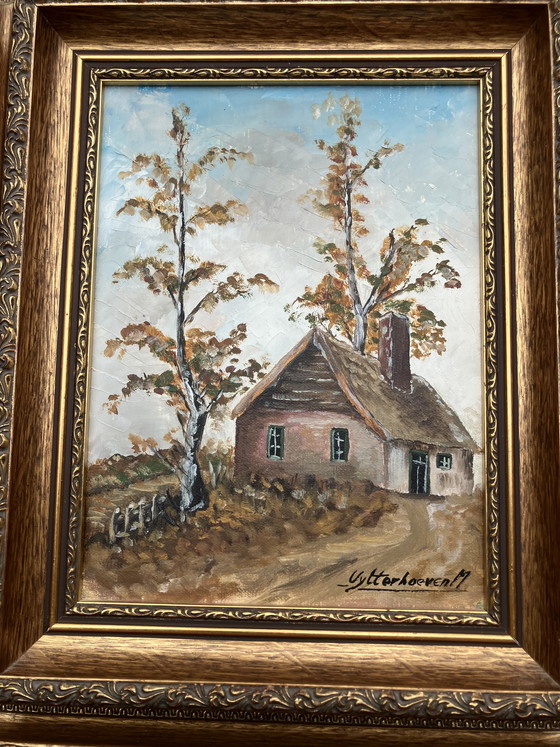 Image 1 of Ensemble unique de 6 tableaux – Les Quatre Saisons et Paysages (1994)