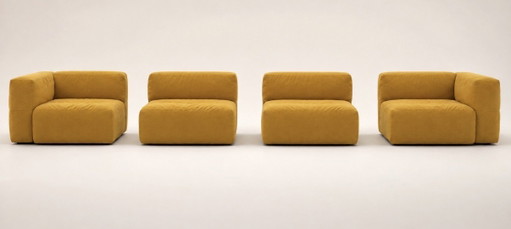 Viccarbe Savina, Victor Carrasco, 4-Piece - Kvadrat Steelcut Trio – modulaire banken, Textile (photo 2 of 13)