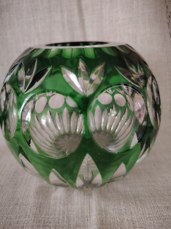 Nachtmann Bamberg Crystal Vase, Basket and Bell, Decorative Objects, Green (photo 8 of 15)