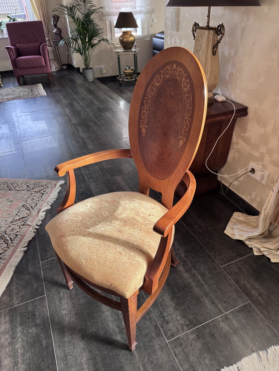 Image 1 of Exclusive’s Carpanelli dining room (table, chairs, wall unit)