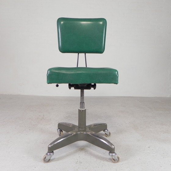 Image 1 of Vintage Office Chair, Swivel And Height Adjustable, 1950s