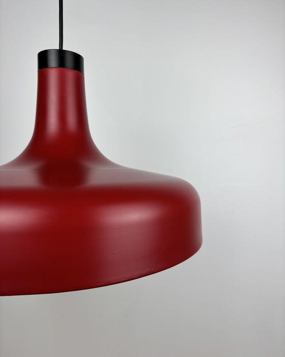 Image 1 of Staff Leuchten Arnold Berges, vintage hanglamp, matrode metalen lamp, Space Age, Mid Century, jaren 70, industrieel Duitsland