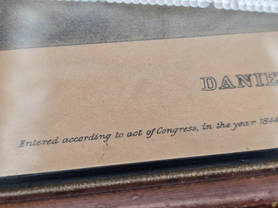 Image 1 of 4 litografie antiche in un elenco di personaggi famosi degli Stati Uniti