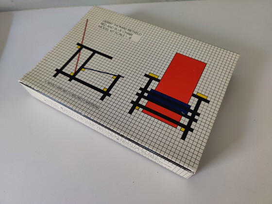 Image 1 of Rietveld Red Blue Chair Miniature 1983