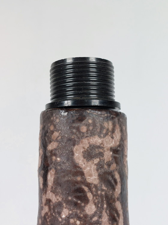 Image 1 of Lampada da tavolo in ceramica d'artista, vintage e espressiva, firmata, anni '70