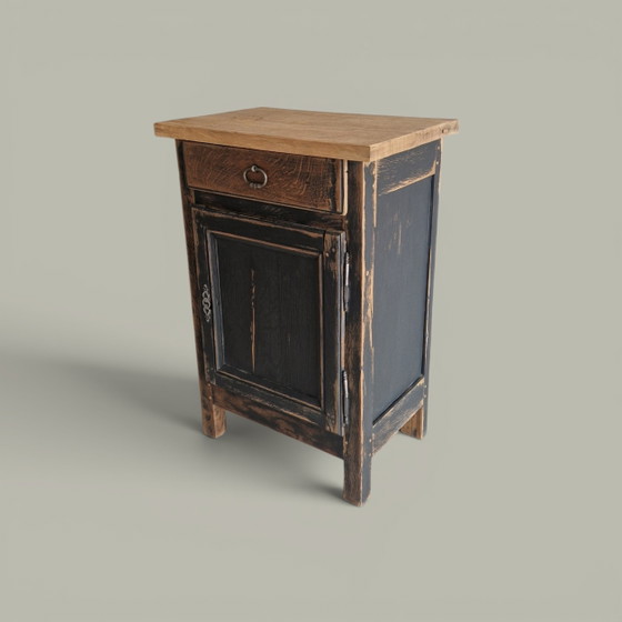 Image 1 of Tavolino rustico in stile country - Inizi del XX secolo