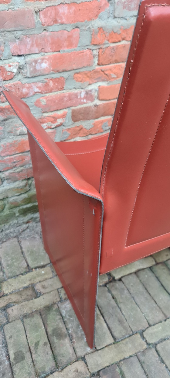 Image 1 of 4 vintage, design stoelen Matteo Grassi, Korium