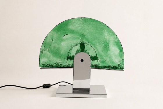 Image 1 of Luigi Massoni - "Albero" Table Lamp - Murano Pulegoso Glass - 1970s