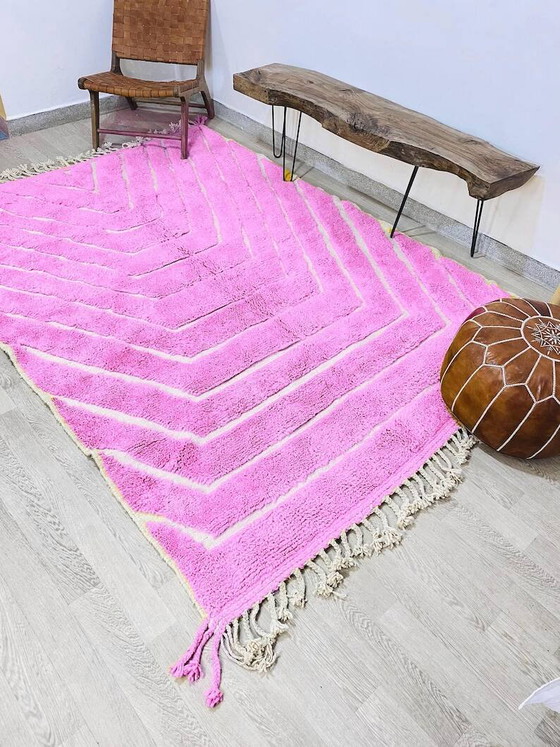Tapis berbère marocain 200cm x 300cm – Wool, Cotton (photo 9 of 10)