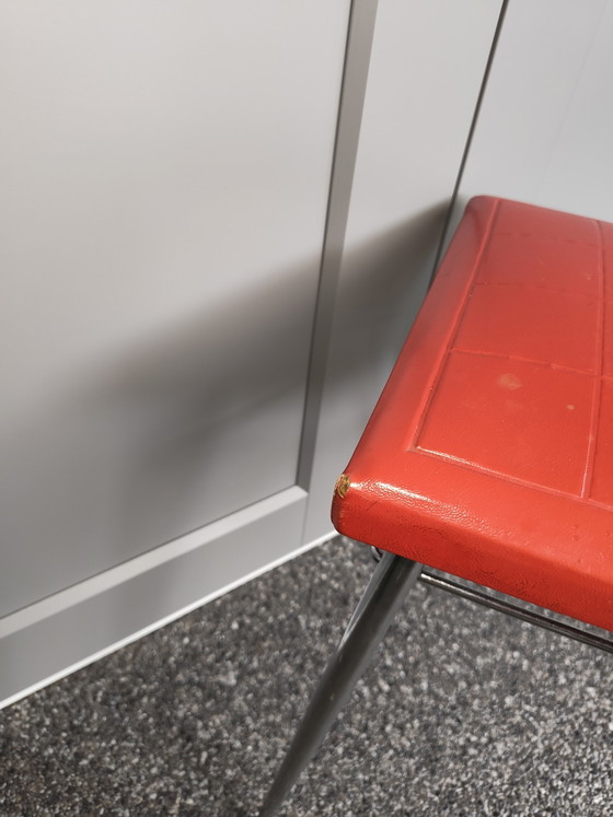 Sgabello Brabantia Rosso – Sgabelli, Metal, Chrome (photo 3 of 7)